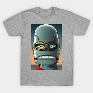 Smiling green robot T-Shirt